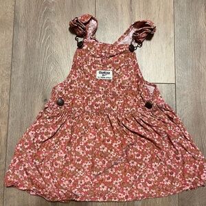 OshKosh B'gosh Red Floral Jumper